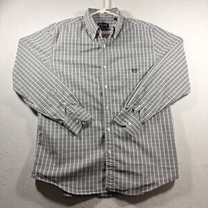 chaps button down large dress shirt men Embroidered Logo